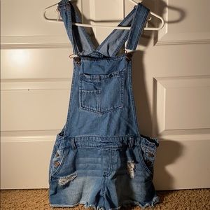 overall shorts